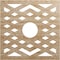 Ekena Millwork Chevron Wood Fretwork Pierced Ceiling Medallion, Red Oak, 26"OD x 6 3/4"ID x 1/4"T CMWP26X26X0250CHRO - alternate 1